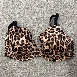 Soma Leopard Print Bra with Black Accents